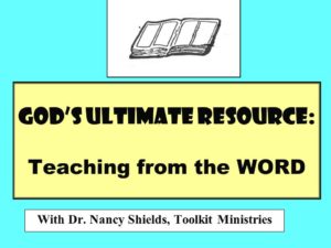 TT-Teaching from the Word